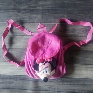 Pink Disney Minnie Mouse Backpack